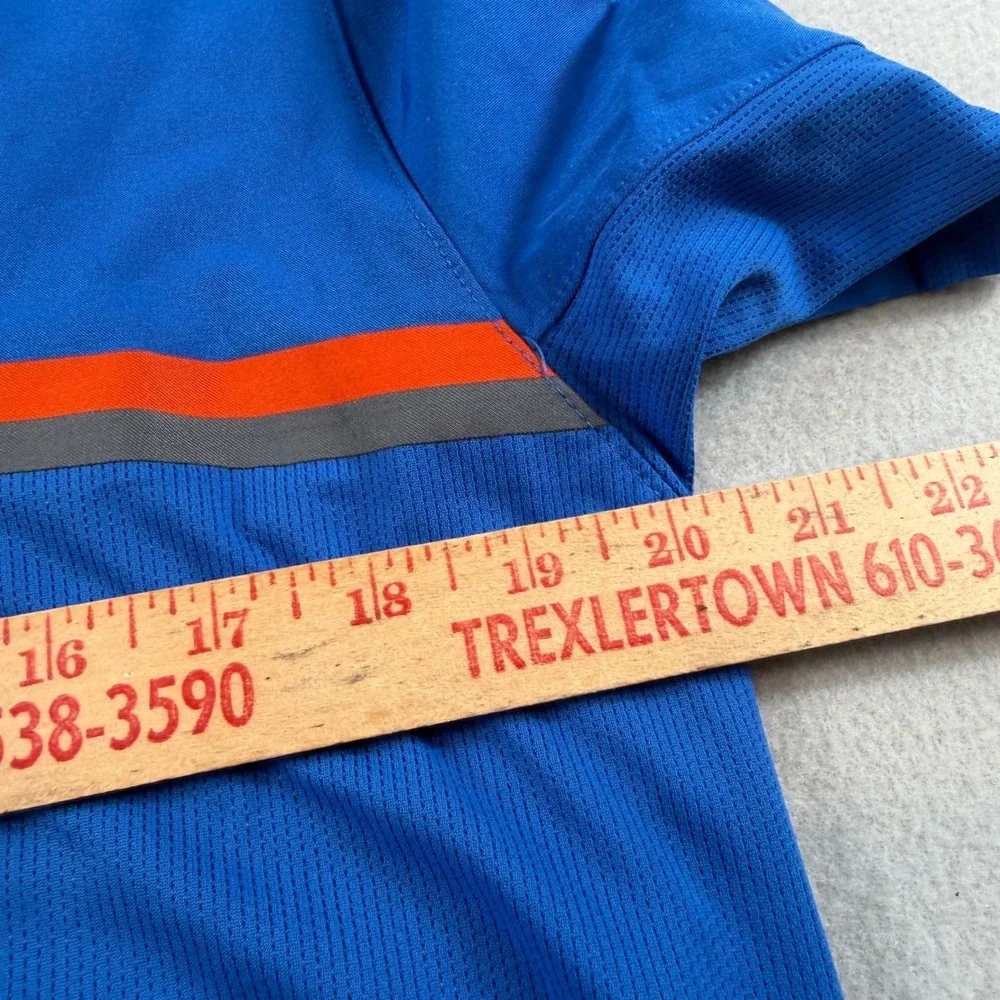 Nike Florida Gators Dri-FIT Polo Shirt Mens Medium Blue Orange 82855X-FG5